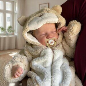 🆕17 Inch Boy Full Body Vinyl Soft  Lifelike Realistic New bron Reborn Baby Doll